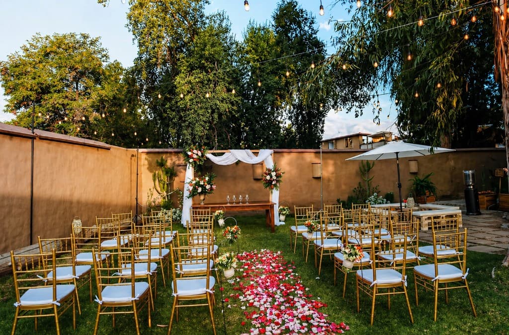 Ceremonia en exteriores en Antupirén
